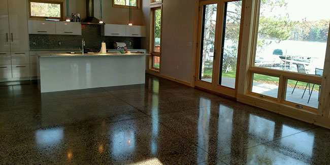 Wisconsin Cabin - Polished Concrete
