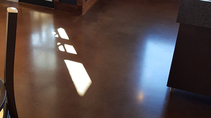 Dunn Bros Coffee Concrete Floors