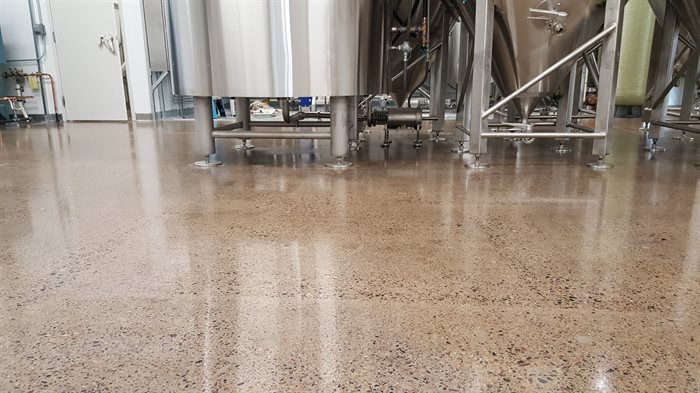 Headflyer Brewery Concrete Floors