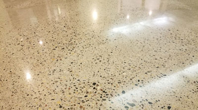 Speckled Concrete Floor