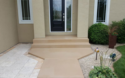 Restored Concrete Sidewalk Minneapolis, Minnesota