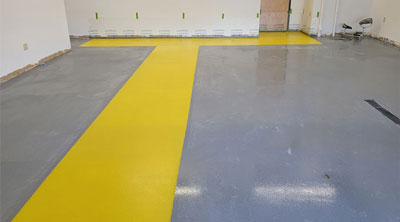 Two Color Epoxy Floor